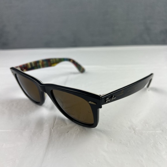Ray-Ban Wayfarer RB2140 1131 Polarized Sunglasses Special Series #10 Tortoise